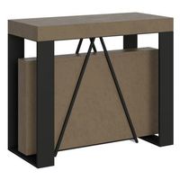 consola extensible 90x40300cm zamat gris paloma estructura antracita