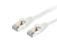 latiguillo apantallado sftp categoria 6a libre de halogenos 10g 30m color blanco equip 606011