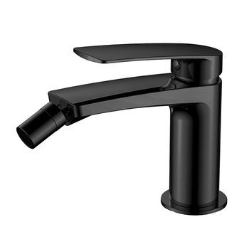 Kibath Grifo De Bidet Monomando Dak Acabado Negro Mate Fabricado En Latón