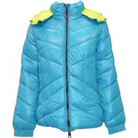 cafe noir abrigo de plumas jn0027 para mujer