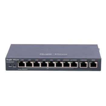 Router Ruijie RG-EG210G-P 10 Puertos 8x Gigabit PoE+ Multi-WAN VPN Cloud