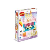 ecoiffier abrick castillo rainbow 2974 60 piezas