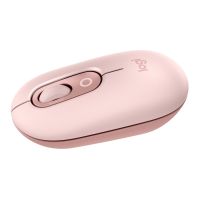 logitech pop mouse raton inalambrico compacto con funcion de emojis personalizables rosa