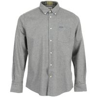 barbour camisa manga larga turner tailored houndstooth shirt para hombre