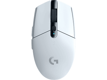 Ratón gaming - Logitech G G305, Lightspeed, Inalámbrico, 12.000 dpi, Sensor Hero, Velocidad respuesta 1 MS, Botones programables, 250h batería, Blanco