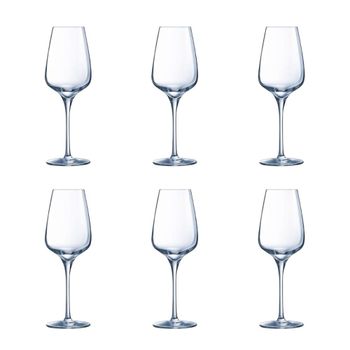 Juego de 6 copas vino cristal 35 cl