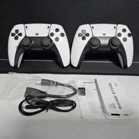 consola de videojuegos 64g game stick m15 4k controles inalambricos videojuego 64g con mas de 20000 juegos arcade clasicos hd para dos jugadores