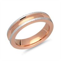 anillo de alta calidad de plata 925 chapado en oro rosa