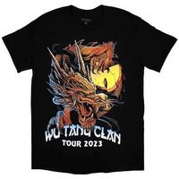 wu-tang clan tops y camisetas tour 23 dragon para hombre