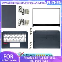 para prestige 15 p15 ms-16s3 ms-16s6 ps63 lcd contraportada bisel frontal reposamanos superior cubierta inferior azul