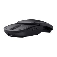 raton trust zylo plegable inalambrico rf 2400 dpi negro recargable compacto