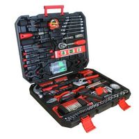caja de herramientas - organizador - acero al carbono - negro y rojo 455x355x89cm