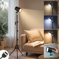 lampara de pie con alimentacion usb 3 modos de luz y brillo ajustable lampara de pie flexible para sala de estar lectura