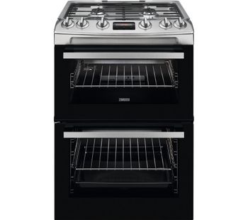 ZANUSSI ZCG63260XE 60 cm Gas Cooker - Stainless Steel, Stainless Steel