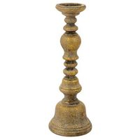 candelabro de resina dorado 165x165x465