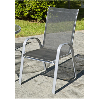 Pack De 2 Sillones Apilables Para Jardín Y Terraza