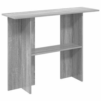 Mesa Consola Gris Sonoma 100 X 30 X 75 Cm Madera De Ingeniería Vidaxl