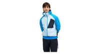 chaqueta impermeable peak performance trail 3l hipe azul