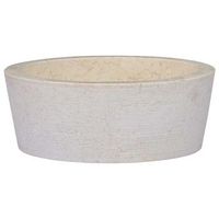 lavabo crema marmol o40x15 cm vidaxl