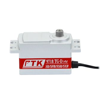 PTK 9718 TG-D 60.2 g Velocidad de servo digital de alta resolución con engranaje metálico IP65 Resistente al agua para a