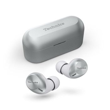 Auriculares Technics AZ40M2 inalámbricos Bluetooth con Cancelación de Ruido y micrófono MEMS plata