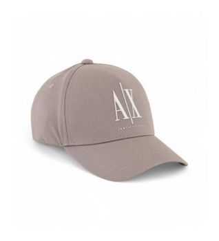 A|X Armani Exchange para hombre. XM000811AF13343U6107 Gorra baseball gris (OSFA), Casual, Algodón