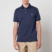 polo ralph lauren stretch cotton-pique polo shirt - m