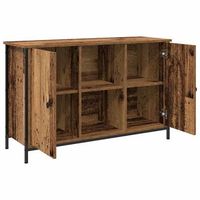 conjunto de mueble de tv  mueble de salon  gabinete de tv madera vieja 101 x 35 x 65 cm