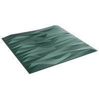 paneles de pared 48 uds 50 x 50 cm verde piedra espuma xps vidaxl