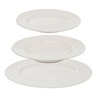 paloma vajilla 12 piezas blanco d272xh22cm - atmosphera createur dinterieur
