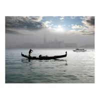 papel pintado 3d - paseo en gondola en venecia 300x231 cm