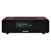 radio personal sangean ddr-36 dab fm bluetooth roja