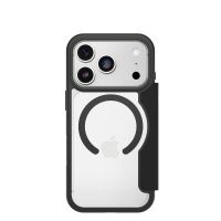 funda para movil otterbox react folio magsafe polipropileno negro transparente para iphone 17 pro
