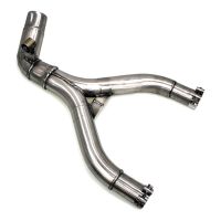 caja de expansion del tubo de escape moto guzzi v 85 tt -20 inox mistral