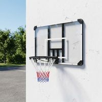 canasta de baloncesto sportnow acero pc 113x61x73 cm blanco y negro