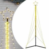 arbol de navidad  decoraciones de navidad led 483 leds blanco calido 240 cm