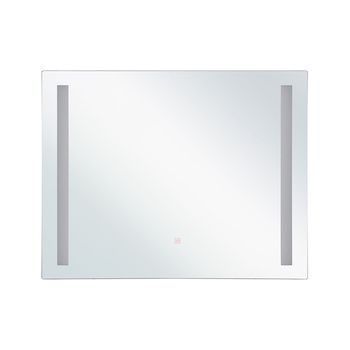 Espejo De Pared Con Cristal Transparente Led 60 X 70 Cm Rectangular Iluminado Lirac