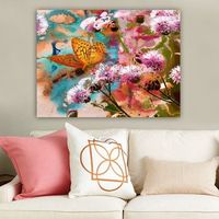 pintura decorativa lienzo 20663584070100 multicolor 70x100 cm