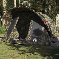 tienda de campana - pesca para 5 personas - poliester - camuflaje 320x292x178cm