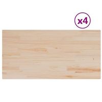 tablero de mesa  tablero escritorio rectangular 4 piezas madera de pino 100x50x17 cm