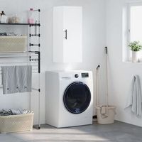 armario de pared  mueble pared blanco 345x34x90 cm cfw740547