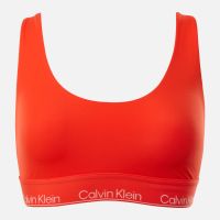 calvin klein stretch-jersey soft-cup bralette - m