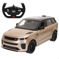 rastar - coche teledirigido range rover sport sv escala 114 replica oficial mando rc 24 ghz puertas abatibles coche coleccionismo color beige se envia de forma aleatoria ideal para