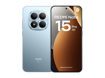 Xiaomi Redmi Note 15 Pro 5G, Azul glaciar, 256 GB, 8 GB RAM, 6.83