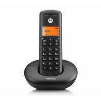 motorola voice - e201 telefono fijo inalambrico digital interceptacion de llamadas acceso remoto tecla no molestar altavoz manos libres negro