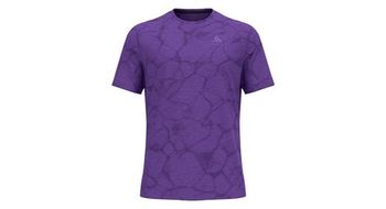 Camiseta tecnica odlo zeroweight engineered chill tec morada