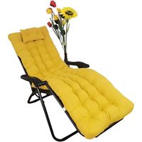 cojin tumbona reclinable reino mansidi con almohada reposacabeza y relleno de fibra hueca