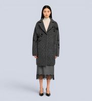semicouture para mujer y6wf42 abrigo hollie gris xs casual poliester