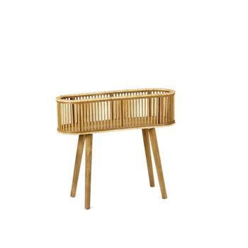 Macetero Pie Bambú/ratán 68x22x59,5