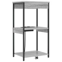 armario de noche gris sonoma 41 x 31 x 76 cm vidaxl